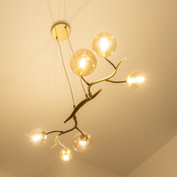 Brilagi - LED Пендел MISTEL 6xG9/3W/230V златист
