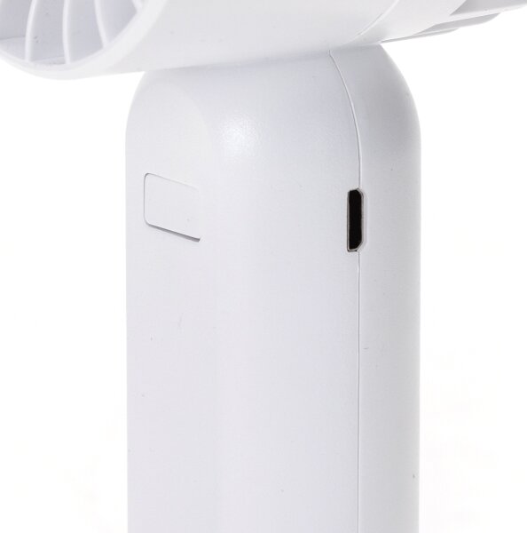 Aigostar - Акумулаторен джобен вентилатор 4W/5V 500mAh USB бял