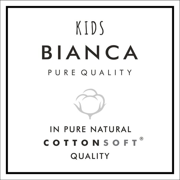 Бяло-бежово памучно детско спално бельо за детско креватче 120x150 cm Transport – Bianca
