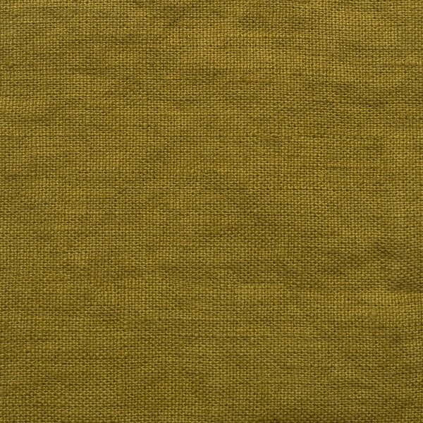 Ленено перде в цвят жълта охра 140x170 cm Moss Green – Linen Tales