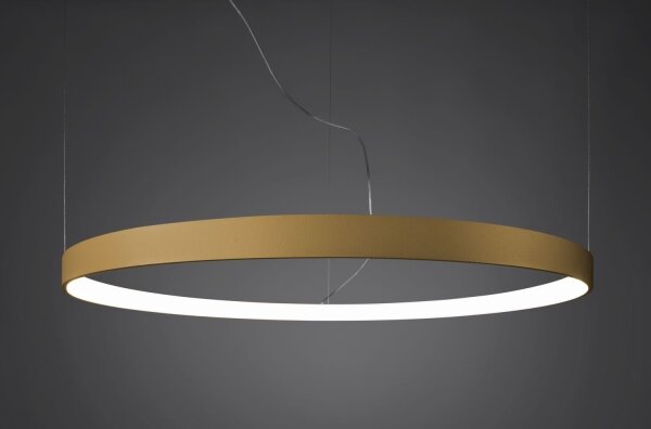 Thoro TH.217 - LED Пендел RIO LED/30W/230V CRI95 4000K Ø 55 cm златист