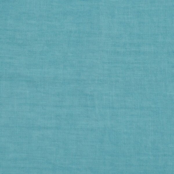 Тюркоазено ленено перде 140x170 cm Coastal Blue – Linen Tales