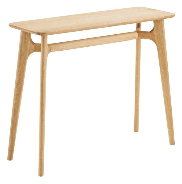 Конзолна маса от декор от дъб в светло естествен цвят 35x100 cm Rennes – House Nordic