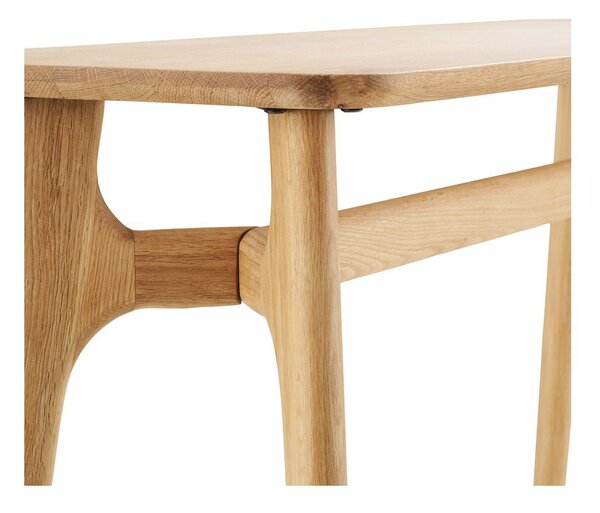 Конзолна маса от декор от дъб в светло естествен цвят 35x100 cm Rennes – House Nordic