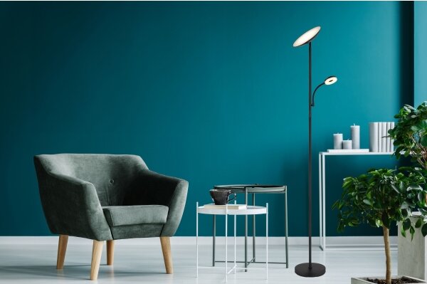 Globo 58011 - LED регулируема стояща лампа SKOPO LED/20W/230V + LED/5W