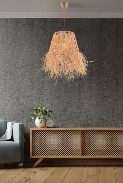 Пендел VALANCE 1xE27/40W/230V кафяв