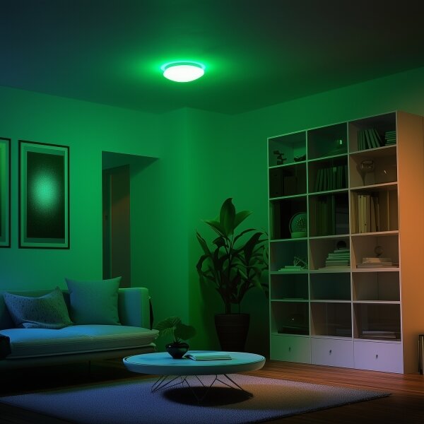 Eglo 33219 - RGB LED таванно осветително тяло GIRON-C LED/17W/230V Ø30 см, бяло