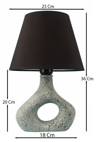 Настолна лампа 1xE27/40W/230V черен/зелен