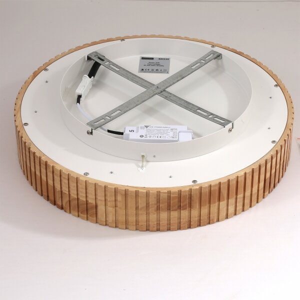 Brilagi - LED таванно осветително тяло FALCON WOOD MODERN LED/30W/230V Ø 45 см дърво