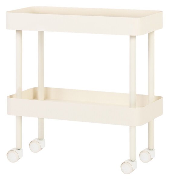 Бежов метален подвижен стелаж 60x62x30 cm Nolle – noo.ma