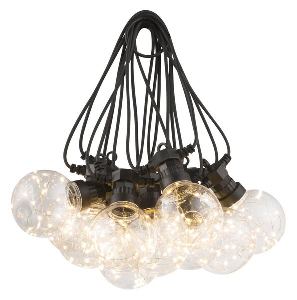 Globo 34090N - LED външен декоративен гирлянд ALMAGA 10xLED/0,27W/230V 7,5 м IP4