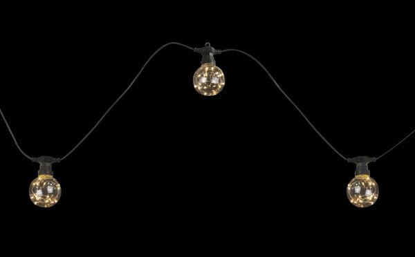 Globo 34090N - LED външен декоративен гирлянд ALMAGA 10xLED/0,27W/230V 7,5 м IP4