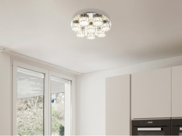 Globo 49350D5 - LED Димируем плафон AMUR LED/64W/230V 4000K Ø 50 см