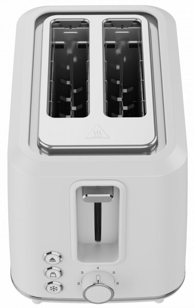 Тостер за хляб AENO ATS0001W, 930W, 7 степени, Сензорно управление, Обратен таймер, Защита при засядане, Тих, Бял