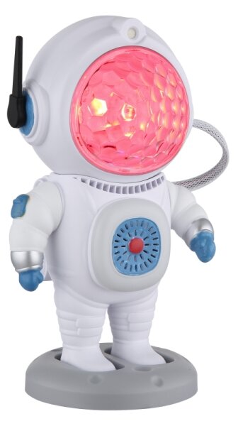 Globo 28084 - LED RGB настолна лампа COSMO LED/6W/5V космонавт бяла