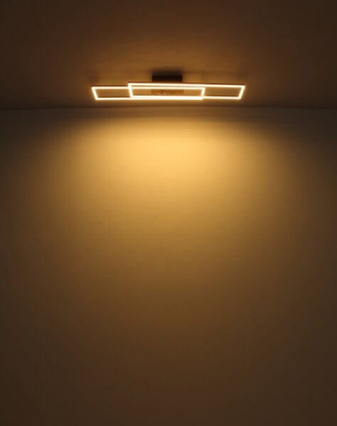 Globo 67208-30 - LED Плафониера DAKARI LED/30W/230V 3000K 60x80 см черен