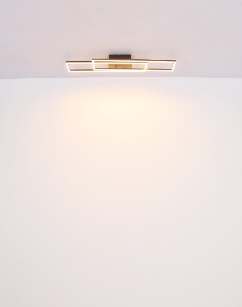 Globo 67208-30 - LED Плафониера DAKARI LED/30W/230V 3000K 60x80 см черен