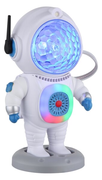 Globo 28084 - LED RGB настолна лампа COSMO LED/6W/5V космонавт бяла