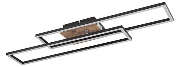 Globo 67208-30 - LED Плафониера DAKARI LED/30W/230V 3000K 60x80 см черен