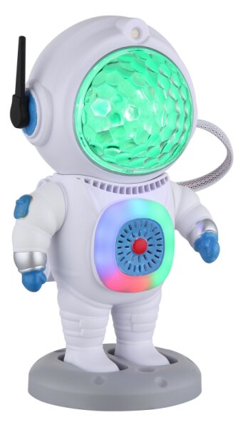 Globo 28084 - LED RGB настолна лампа COSMO LED/6W/5V космонавт бяла