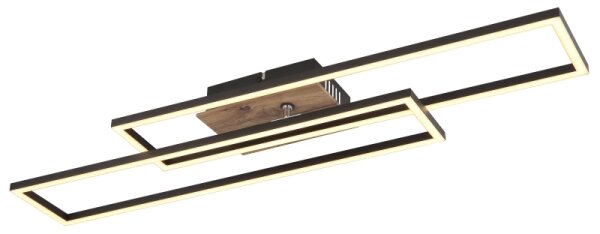 Globo 67208-30 - LED Плафониера DAKARI LED/30W/230V 3000K 60x80 см черен