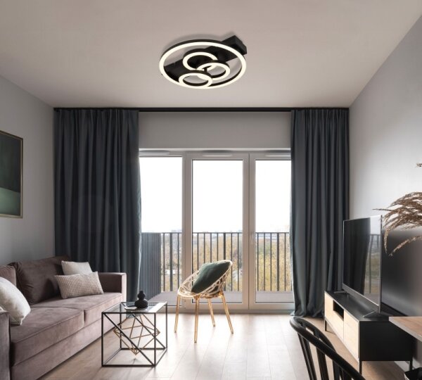 Globo 48040-40 - Димируем LED плафон DARRYL I 40W/230V, 35 x 33 см + дистанционно управление