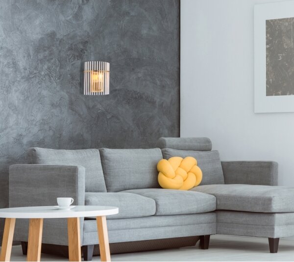 Globo 15698WM - Аплик GORLEY 1xE27/60W/230V златист