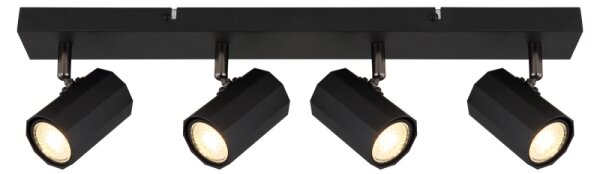 Globo 57918-4B - Спот JAMES 4xGU10/25W/230V черен