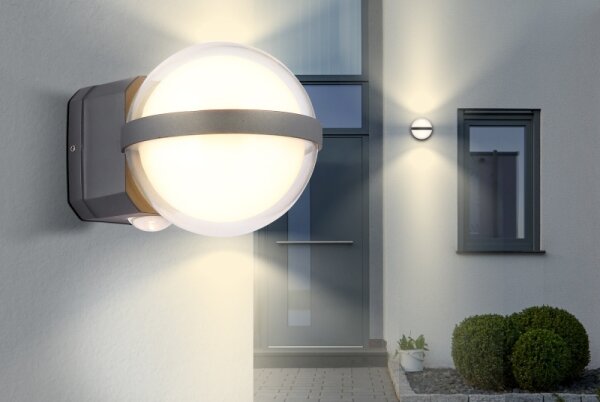 Globo 34157 - LED Екстериорен аплик ILLI LED/12W/230V IP54 черен