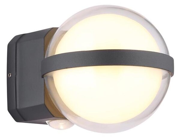 Globo 34157 - LED Екстериорен аплик ILLI LED/12W/230V IP54 черен