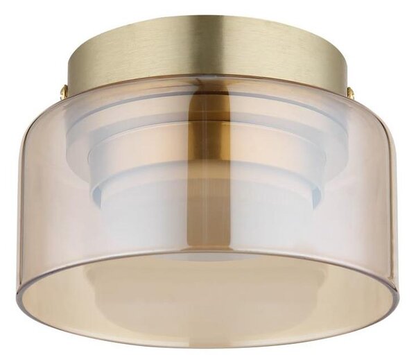 Globo 16055DG - LED Плафониера HIGGINS 1xGX53/6W/230V Ø 13 см кафяв