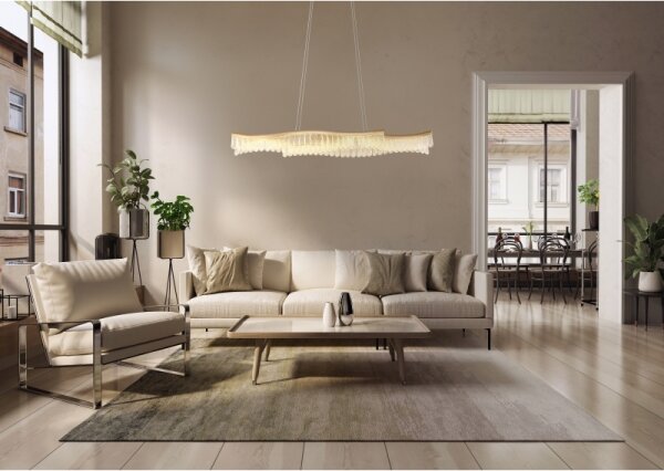 Globo 67348HG - LED Пендел JULIET LED/35W/230V 3200K златист