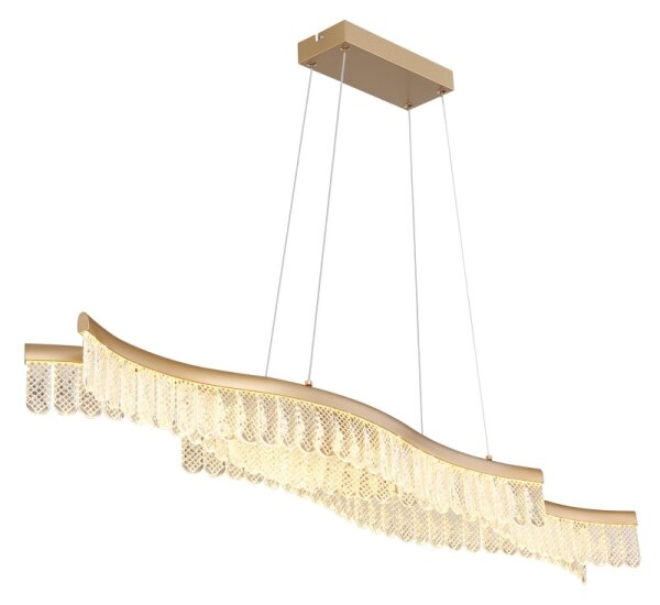 Globo 67348HG - LED Пендел JULIET LED/35W/230V 3200K златист