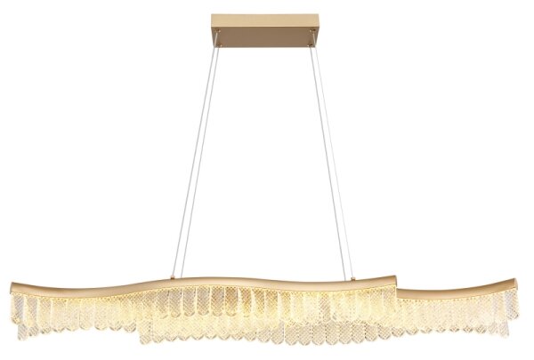 Globo 67348HG - LED Пендел JULIET LED/35W/230V 3200K златист