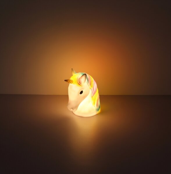 Globo 28052 - LED детска нощна лампа UNICORN LED/1W/USB/3xAA