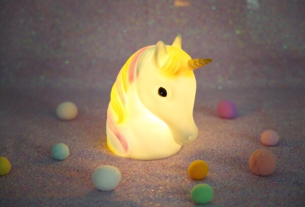 Globo 28052 - LED детска нощна лампа UNICORN LED/1W/USB/3xAA