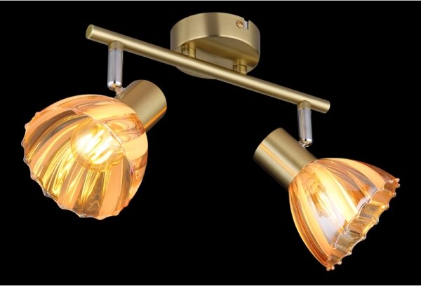 Globo 54315M-2 - Спот ZACHERY 2xE14/40W/230V златист