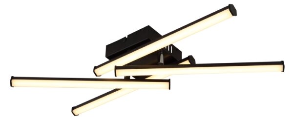 Globo 67342-24 - LED Плафониера KIRINA LED/24W/230V 3000K черен