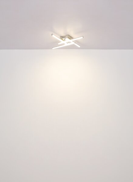 Globo 67346-24 - LED Плафониера KIRINA LED/24W/230V 4000K матов хром