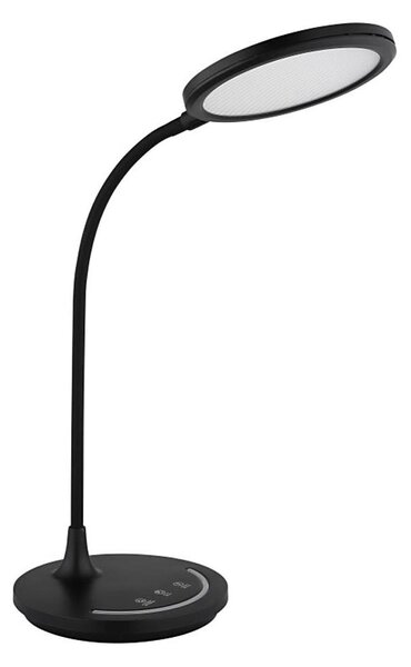 Globo 58483 - LED регулируема настолна лампа KENNY LED/12W/230V черна