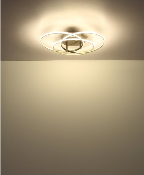 Globo 67355-40N - LED Плафониера KOMBOS 40W/230V Ø 45,6 см матов хром