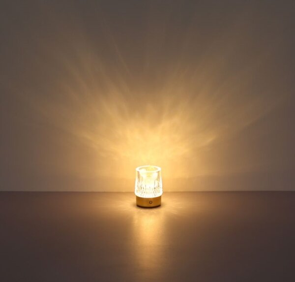 Globo 21044 - LED настолна лампа LIZZY LED/1W/5V 1200 mAh, златна