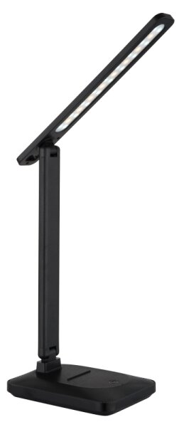 Globo 58481S - LED настолна лампа LORNA, 3W, 5V, 1800 mAh, черна