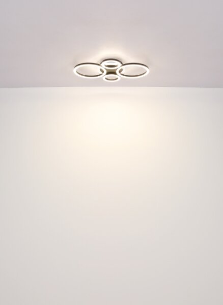 Globo 48039-40 - LED таванно осветление LORETTA LED/40W/230V Ø35,5x53 см черно