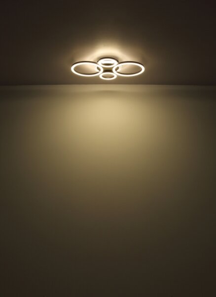Globo 48039-40 - LED таванно осветление LORETTA LED/40W/230V Ø35,5x53 см черно