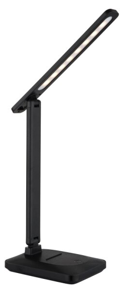 Globo 58481S - LED настолна лампа LORNA, 3W, 5V, 1800 mAh, черна