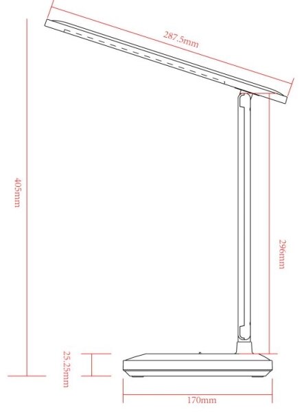Globo 58481W - LED настолна лампа LORNA LED/3W/5V, 1800 mAh, бяла