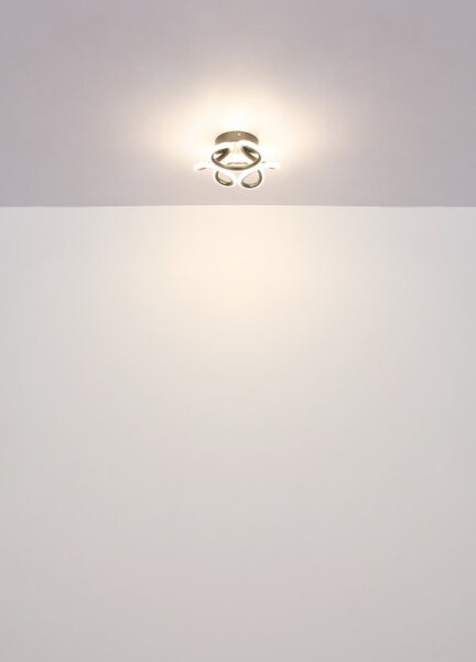 Globo 67386-24A - LED таванно осветително MELISAND LED/24W/230V Ø26 см черно