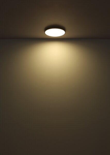 Globo 41566-15S - LED Плафониера NIELSEN LED/15W/230V Ø 23 см черен