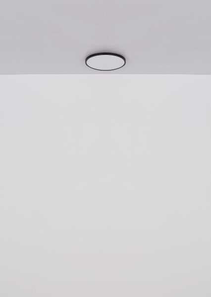 Globo 41566-15S - LED Плафониера NIELSEN LED/15W/230V Ø 23 см черен